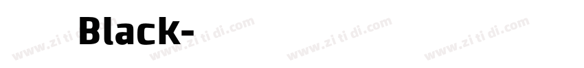 火山字型 茂林 Black字体转换